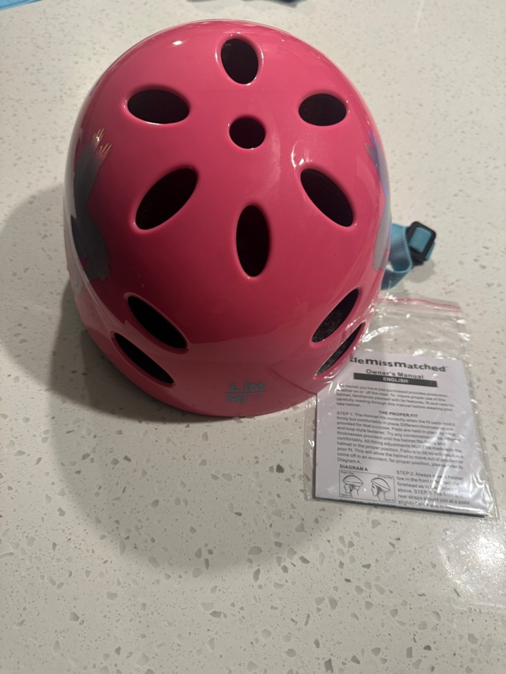 Kids Helmet - Pink by LittlemissMatched
